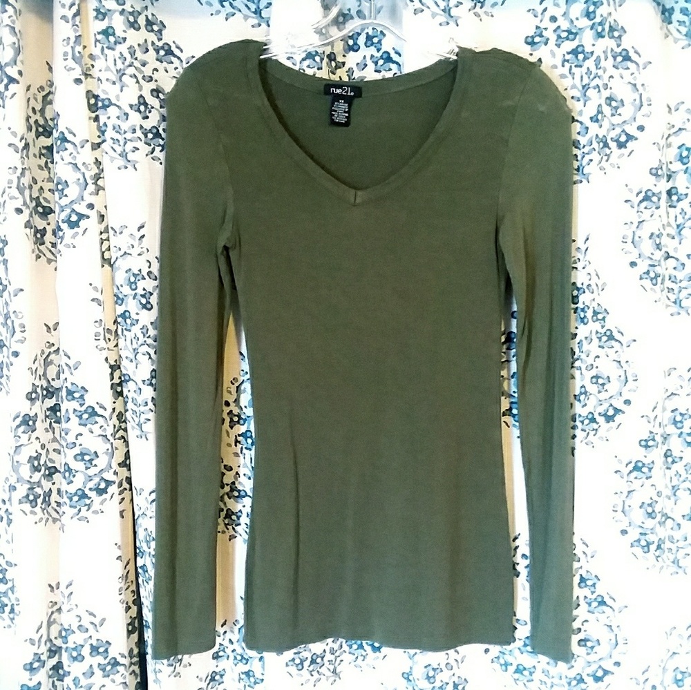 Olive Green Long Sleeve from Rue21